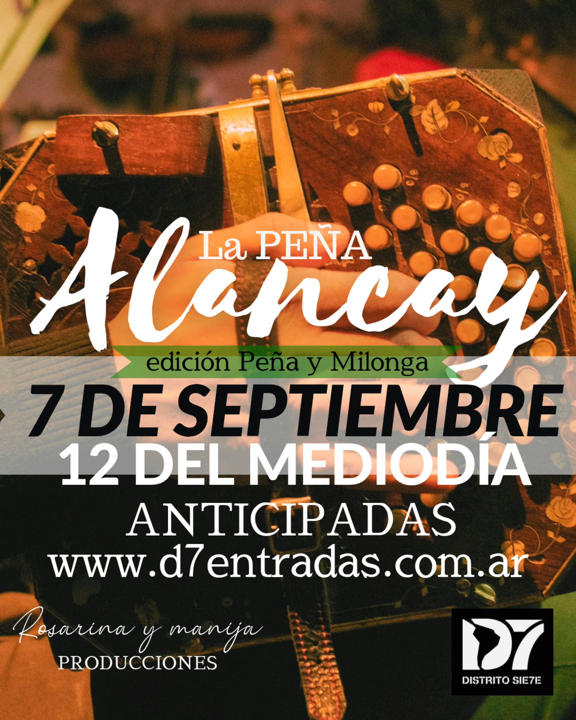 PEÑA ALANCAY #5 EDICIÓN: PEÑA Y MILONGA