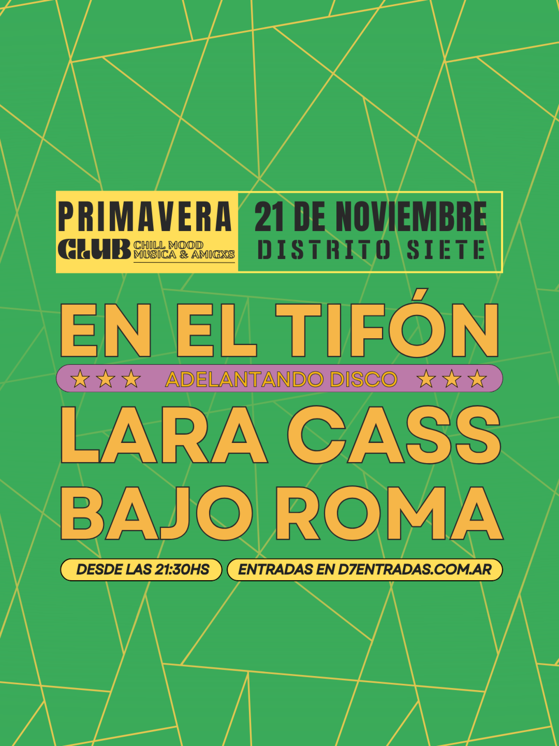 DISTRITO EMERGEN7E: EN EL TIFÓN + LARA CASS + BAJO ROMA