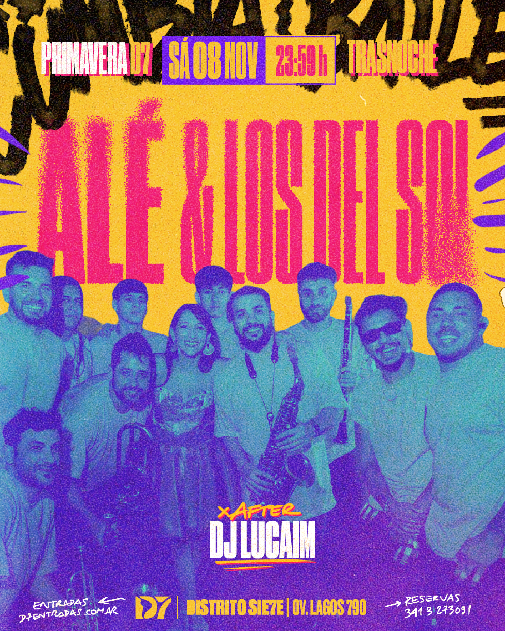 TRASNOCHE: Ale y los del Sol en D7