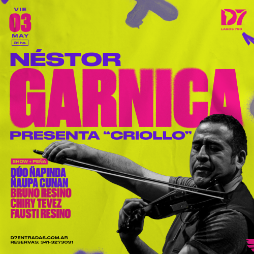 Néstor Garnica presenta CRIOLLO