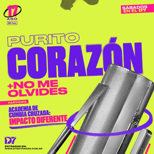 PURITO CORAZÓN + NO ME OLVIDES
